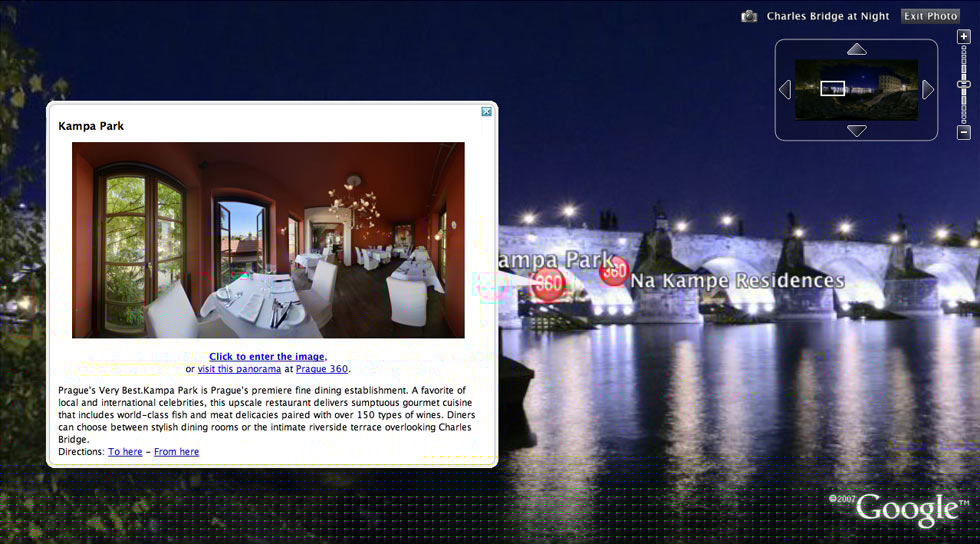 Prague 360 Cities Google Earth