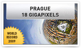 Prague panoramic picture 18 Gigapixels