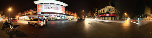 Hanoi Railway Station at night, Hanoi